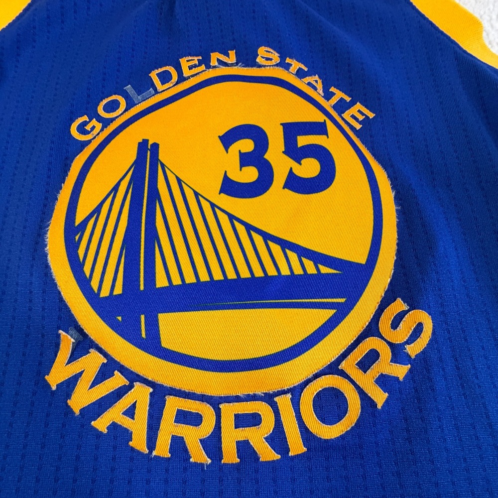 adidas Golden State Warriors Jersey Kids S Blue Kevin Durant 35 Basketball